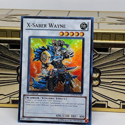 Yu-Gi-Oh! X-Saber Wayne - 5DS3-EN042 - 1st Edition - Super Rare - LP-image