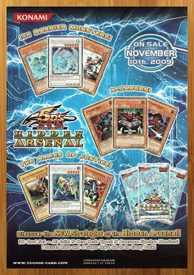 2009 Yu-Gi-Oh! 5D's Hidden Arsenal TCG Trading Cards Print Ad/Poster Promo Art-image