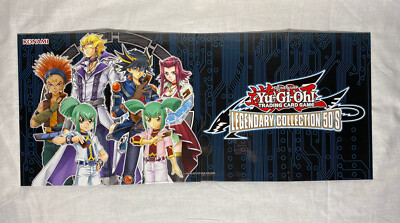 YUGIOH 2014 Legendary Collection 5D’s hard gameboard - DUAL SIDED - 10x24”-image