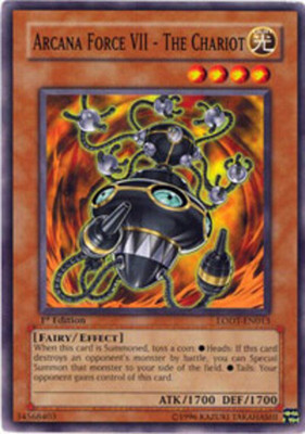 Arcana Force VII - The Chariot - LODT-EN013 - Common - 1st Edition LP YuGiOh!  B-image