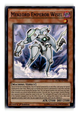 Meklord Emperor Wisel - LC5D-EN168 1st Edition Super Rare - YuGiOh-LP-image