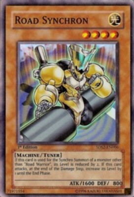 Damaged, English Yu Gi Oh Road Synchron - 5DS2-EN006 - Super Rare - 1st Edition -image