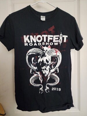 Shirt S 2019 Knotfest Roadshow Tour  SLIPKNOT volbeat GOJIRA behemoth size small-image