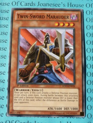 Twin-Sword Marauder 5DS3-EN016 Yu-Gi-Oh Card 1st Edition New-image