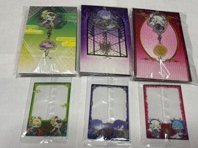 Yugioh Quarter Century Trinity Box Acrylic Keychain & Clear Card Set of 6 Japan-image