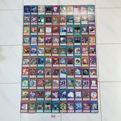 Yu-Gi-Oh T108 Bulk Card Lot 100 Cards All Japanese-image