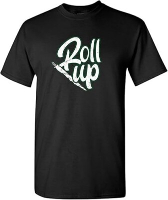 Roll Up Graphic Tees for Men IVXX Marijuana Weed THC Cannabis Stoners T Shirt-image