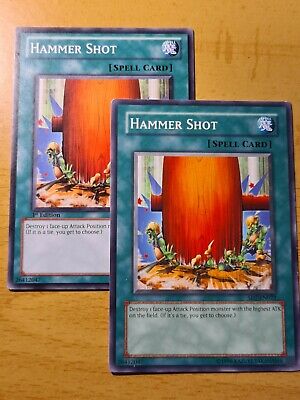HAMMER SHOT (×2) | YUGIOH | 5DS3-EN026 + SD7-EN022 | COMMON | #66-image