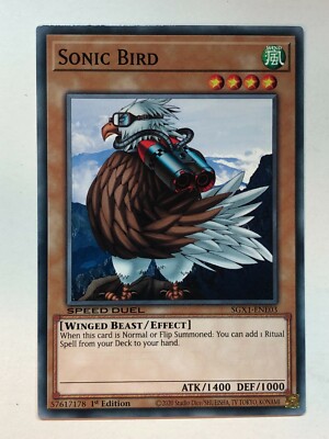 Yu-Gi-Oh! Speed Duel GX: Duel Academy Sonic Bird SGX1-ENE03 NM/M-image