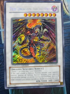 Yugioh Red Dragon Archfiend CT05-EN002 Limited Secret Rare Near Mint -image