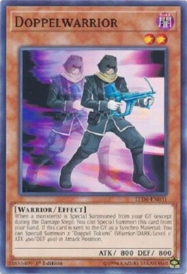 Yugioh - Doppelwarrior - 1st Edition NM - Free Holographic Card-image