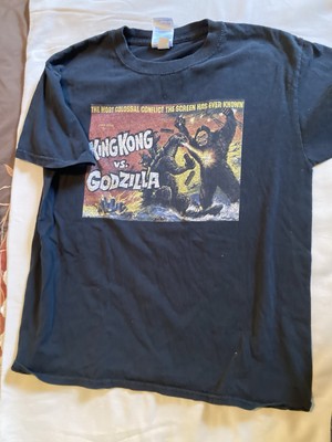 Godzilla King Kong Boys Tshirt Size Large-image