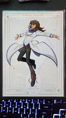 Yugioh GX Collaboration Cafe Bromide Card - Atticus Rhodes Fubuki 7inX5in-image
