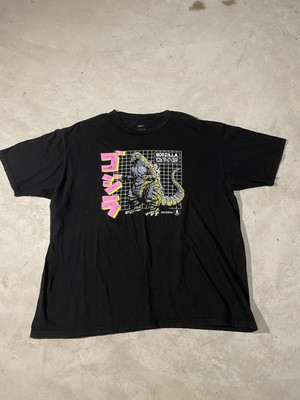 Godzilla Gojira T Shirt Mens Licensed Pop Culture Movie Retro Tee Black Toho Co.-image