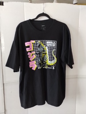 Godzilla Graphic Black T-shirt SZ XXL Unisex -image