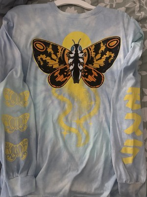Cavity Colors kaiju Mothra Graphic T-Shirt Tie-Dye  size L Godzilla-image