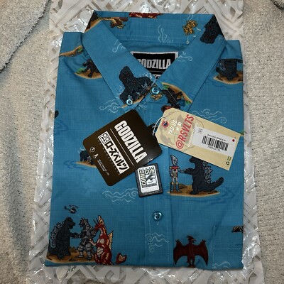 RSVLTS Japan Godzilla Showa Era Shirt Medium SDCC 2023 Exclusive KUNUFLEX NEW-image