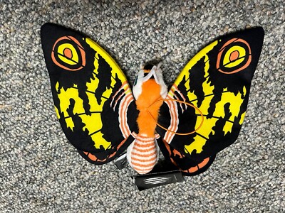 TOHO Japan Godzilla Mothra Hanger Plush NWT-image