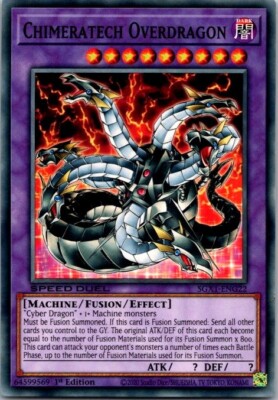 Chimeratech Overdragon SGX1-ENG22 Speed Duel GX: Duel Academy Box 1st Edition-image