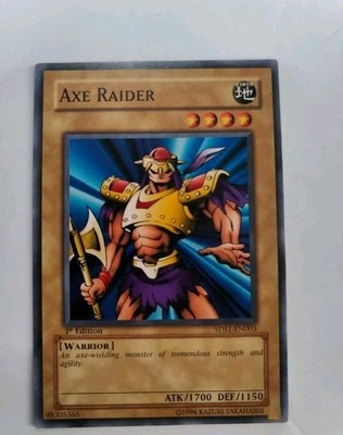Yu-Gi-Oh TCG Axe Raider 5DS1-EN003 1st Edition Regular Common Card NM-image