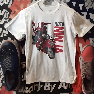 Cyber Punk t-shirt MOTO NINJA JAPAN YOUTH XXL-image