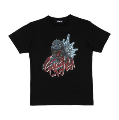 Godzilla T-shirt feat.STUDIO696 Godzilla-1.0 pattern Black BODY/Black TOHO Japan-image