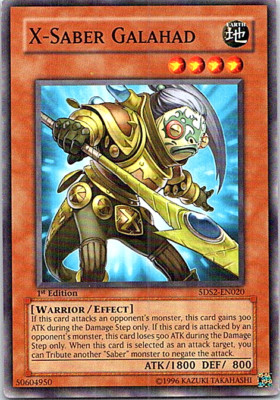 X-Saber Galahad 5DS2-EN020 Yu-Gi-Oh! Light Play 1st Edition-image