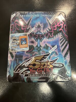 Konami 5D's Yu-Gi-Oh! TCG Earthbound Immortals 2009 Collectors Tin SEALED-image