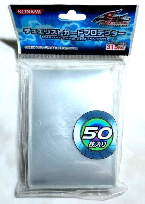 Yugioh 5D's Official Protector Dragon coat of arms Clear 50 Sleeve Japanese NEW-image