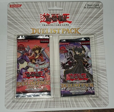 -OPEN- Yugioh GX Chazz/Jaden Duelist Pack Set -NO CARDS- DISPLAY -image