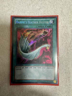 Yu-Gi-Oh! Harpy's Feather Duster English Secret Rare Card - Used-image