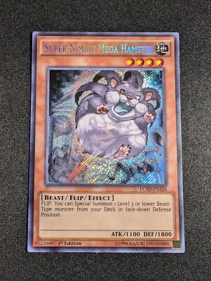 Yugioh - Super-Nimble Mega Hamster LC5D-EN226 1st Edition Secret Rare NM-image