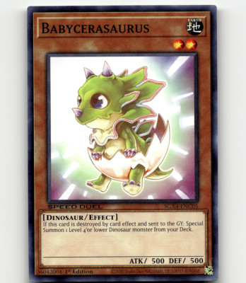 Yugioh Babycerasaurus - Speed Duel GX: Midterm Destruction-image