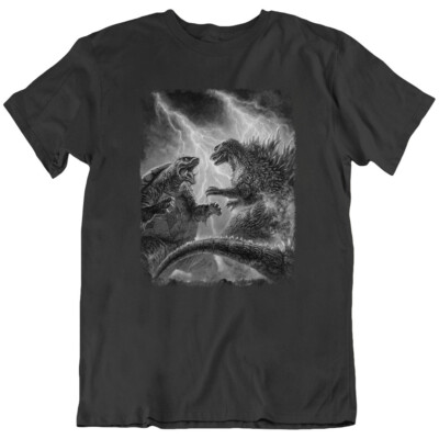 Gamera, fight Godzilla Giant Monster Scary Animal Cartoon T Shirt Tee Gift New-image