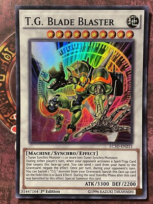 T.G. Blade Blaster - LC5D-EN215 - Super Rare - 1st Edition - NM-image