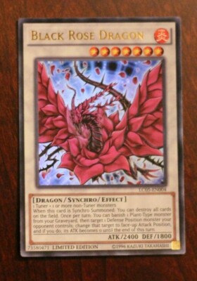 Yugioh - Black Rose Dragon - Ultra Rare - LC05-EN004 - RARE!!! - Near Mint!-image