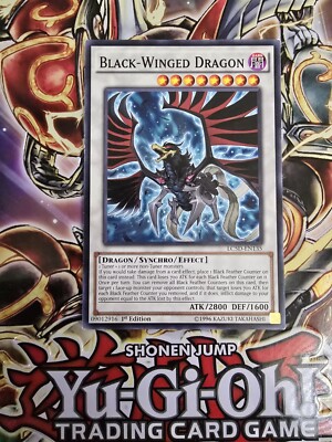 Yugioh x1 Black-Winged Dragon (Common 1st Ed LC5D-EN135) LP-image