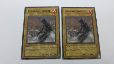 2x ( 1x 1ST / 1x UNL ) CHARCOAL INPACHI  5DS1-EN005 COMMON YUGIOH  NM / UNPLAYED-image