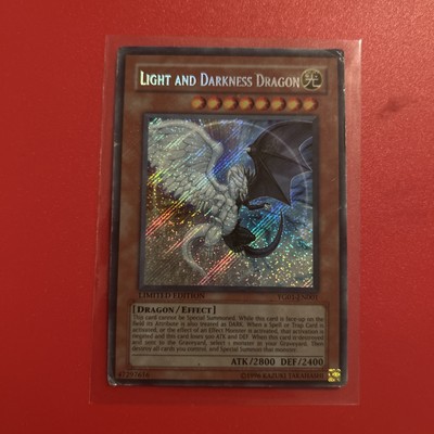 Light and Darkness Dragon YG01-EN001! Yu-Gi-Oh! GX Manga PromoCard HP/DMG!-image