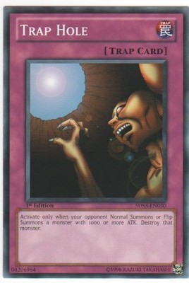 Trap Hole - 5DS3-EN030 - Common - 1st Edition Near Mint Starter Deck: Duelist To-image
