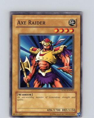 Yu-Gi-Oh TCG Axe Raider 5DS1-EN003 Unlimited Regular Common Card NM-image