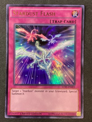Yu-Gi-Oh TCG #LC05-EN003 Stardust Flash Limited Edition Ultra Rare LP-image