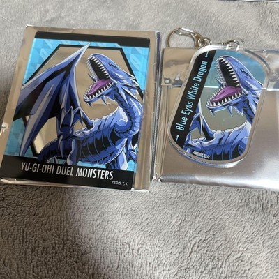 Yu-Gi-Oh Acrylic stand ! Tsutaya Blue Eyes Acrylic Card Keychain-image