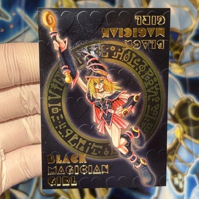 Yu-Gi-Oh! Black Magician Girl DDM Blue Relief Collector Card NM-image