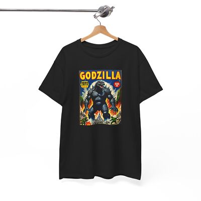 Unisex Cool Graphic Tee Japanese Godzilla Comic shirt, funny shirt, cool shirt -image