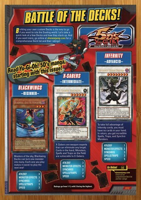 2009 Yu-Gi-Oh! 5D's Trading Card Game Print Ad/Poster Infernity TCG Wall Art 00s-image