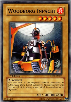 Yu-Gi-Oh TCG Woodborg Inpachi 5DS1-EN006 1st Edition Regular Common Card NM-image