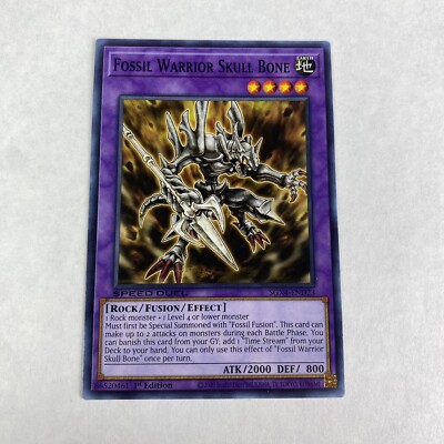 Yugioh Fossil Warrior Skull Bone SGX4-END23 1st Edition  Midterm Destruction-image