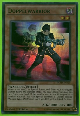 LC5D-EN020 Doppelwarrior Super Rare 1st Edition Yugioh Card LP Condition-image