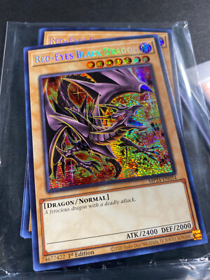 Yugioh Red-Eyes Black Dragon Prismatic Secret Rare MP24 1st Edition NM-image